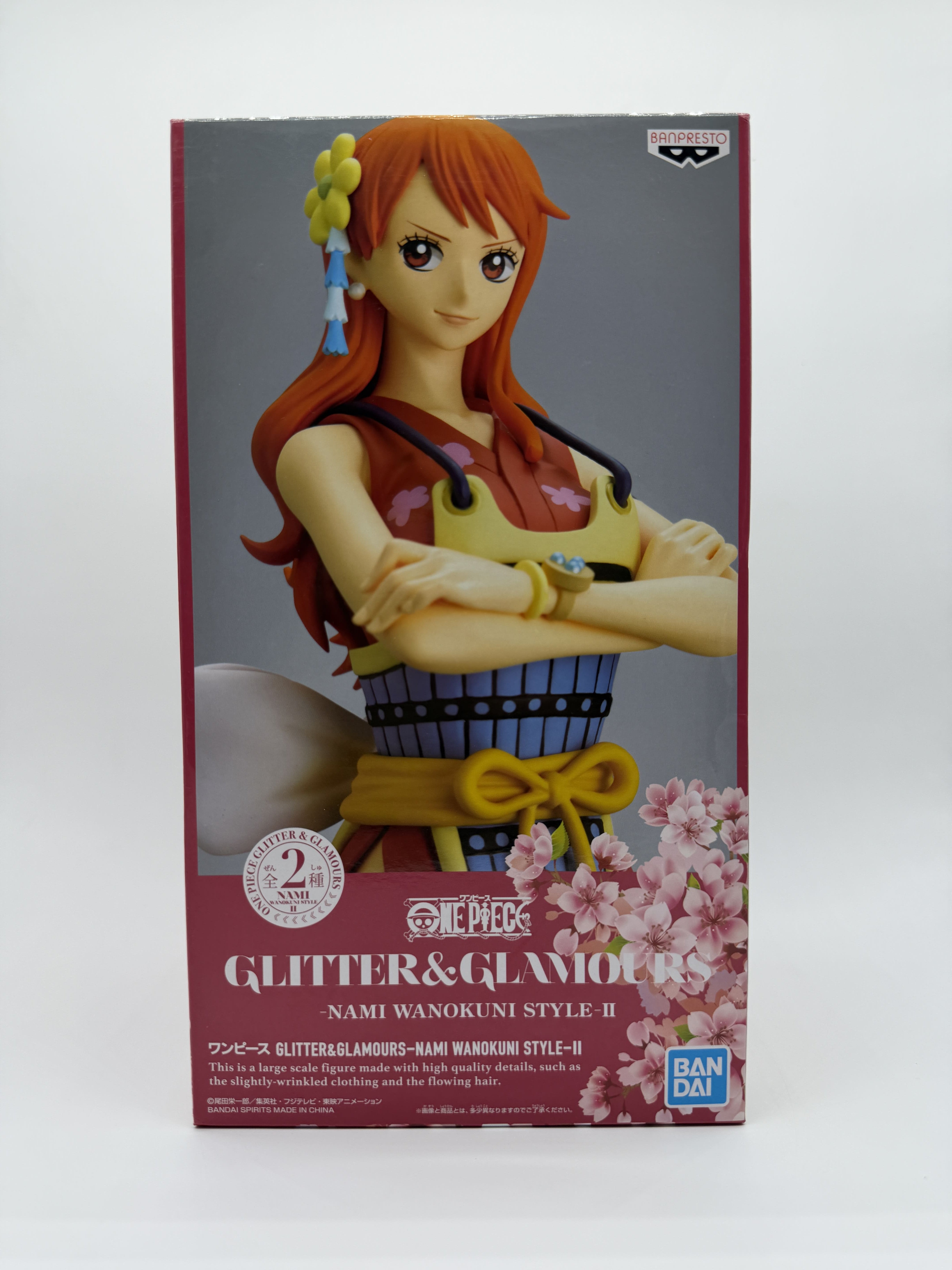 Banpresto Glitter & Glamours: One Piece - Nami Wanokuni Style - Versión A (Red)