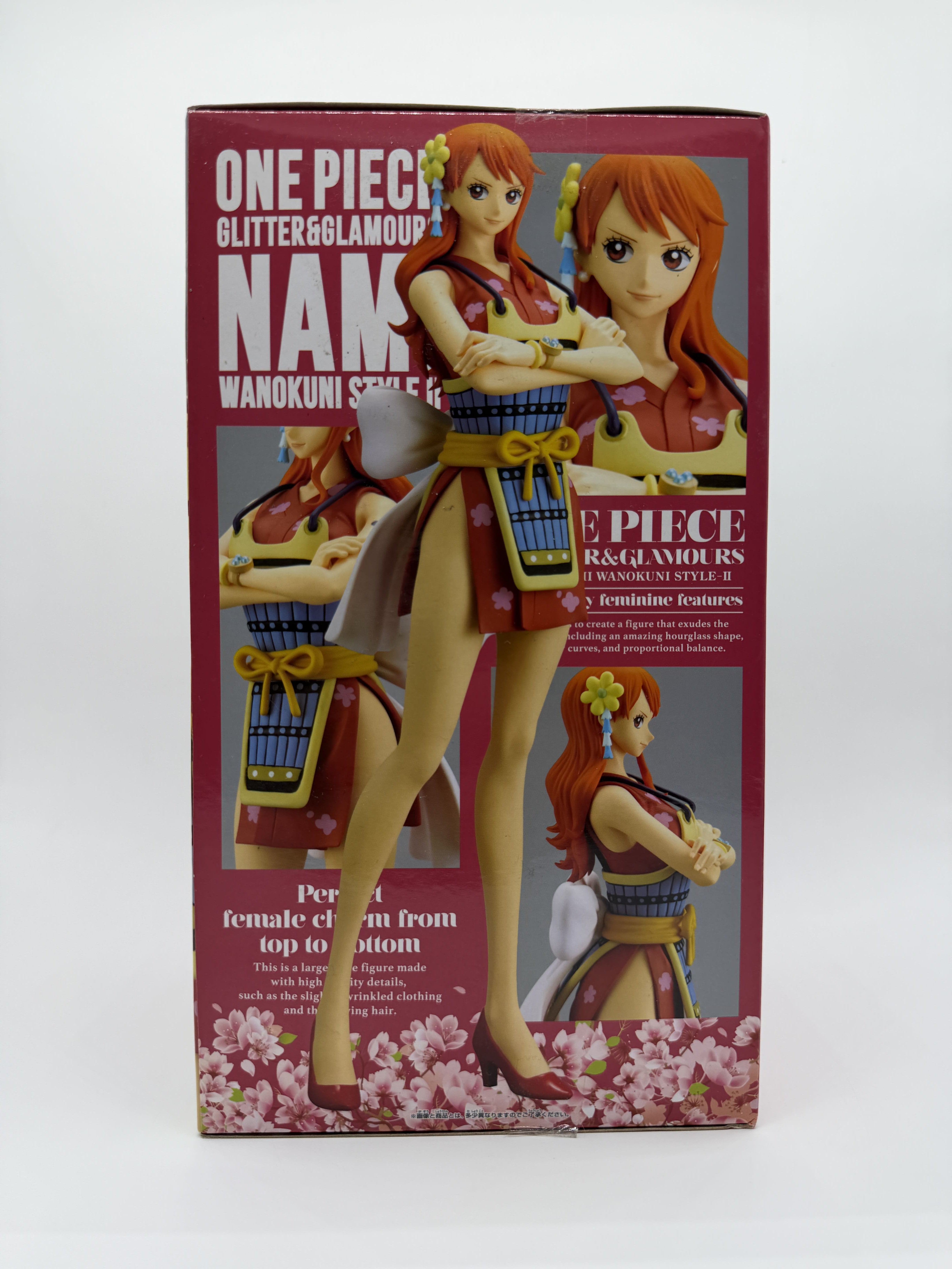 Banpresto Glitter & Glamours: One Piece - Nami Wanokuni Style - Versión A (Red)
