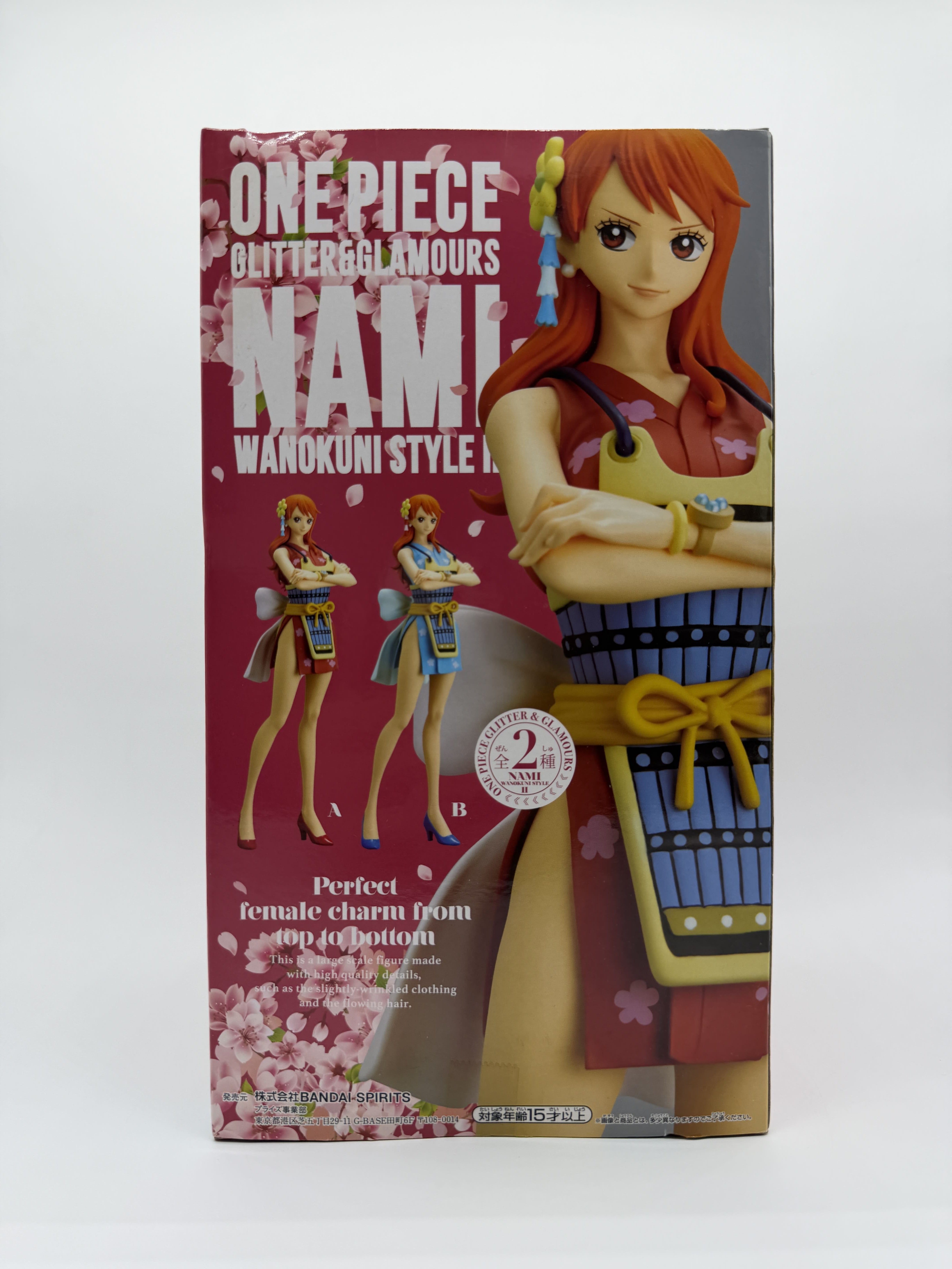 Banpresto Glitter & Glamours: One Piece - Nami Wanokuni Style - Versión A (Red)