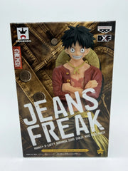 Banpresto Dxf Jeans Freak: One Piece Monkey D. Luffy Fig.A Special Color Ver.