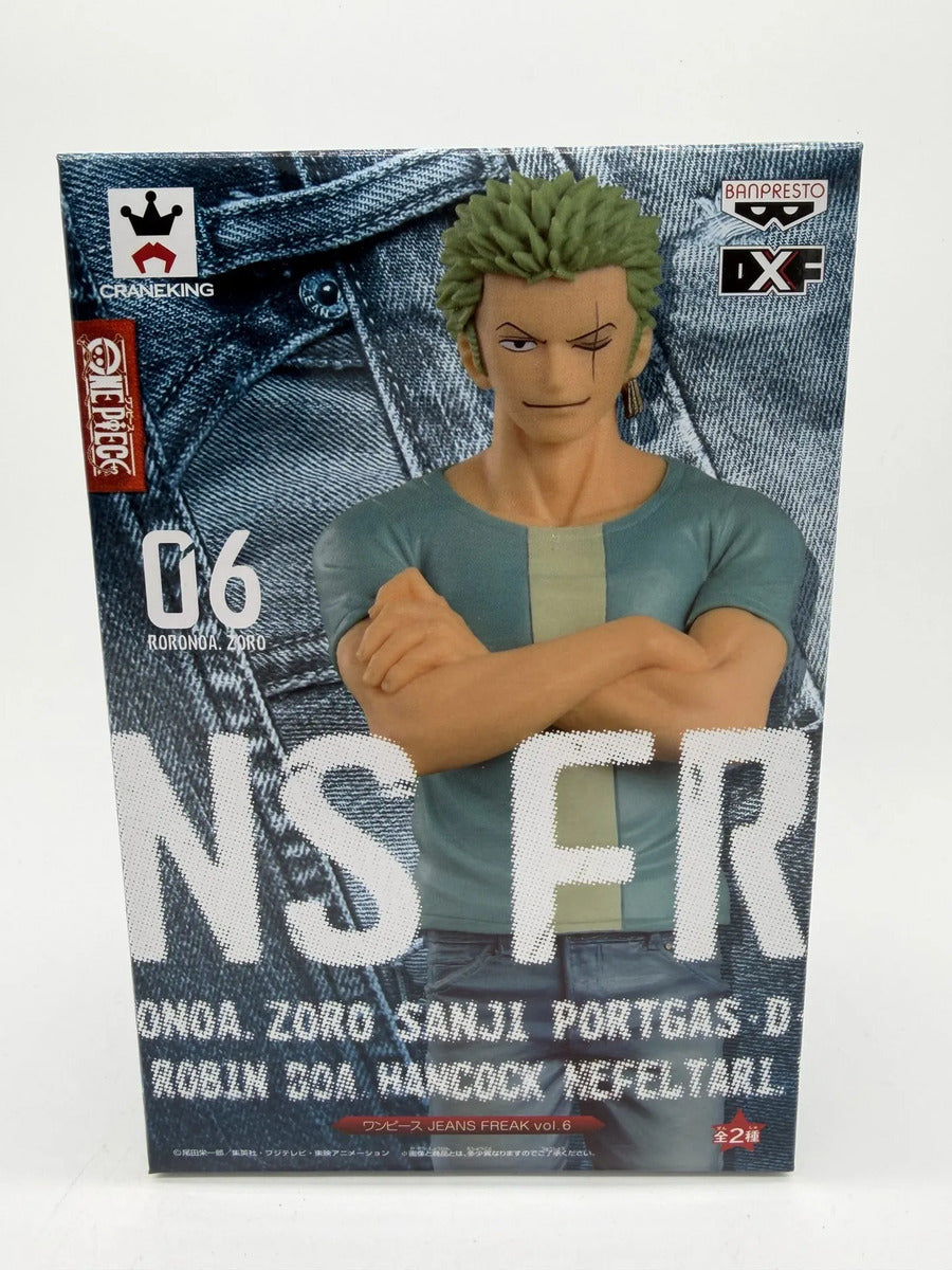 Banpresto Dxf Jeans Freak: One Piece - Roronoa Zoro - Fig.6 Versión A