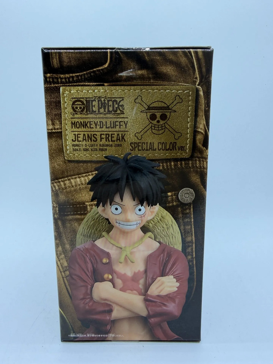 Banpresto Dxf Jeans Freak: One Piece Monkey D. Luffy Fig.A Special Color Ver.