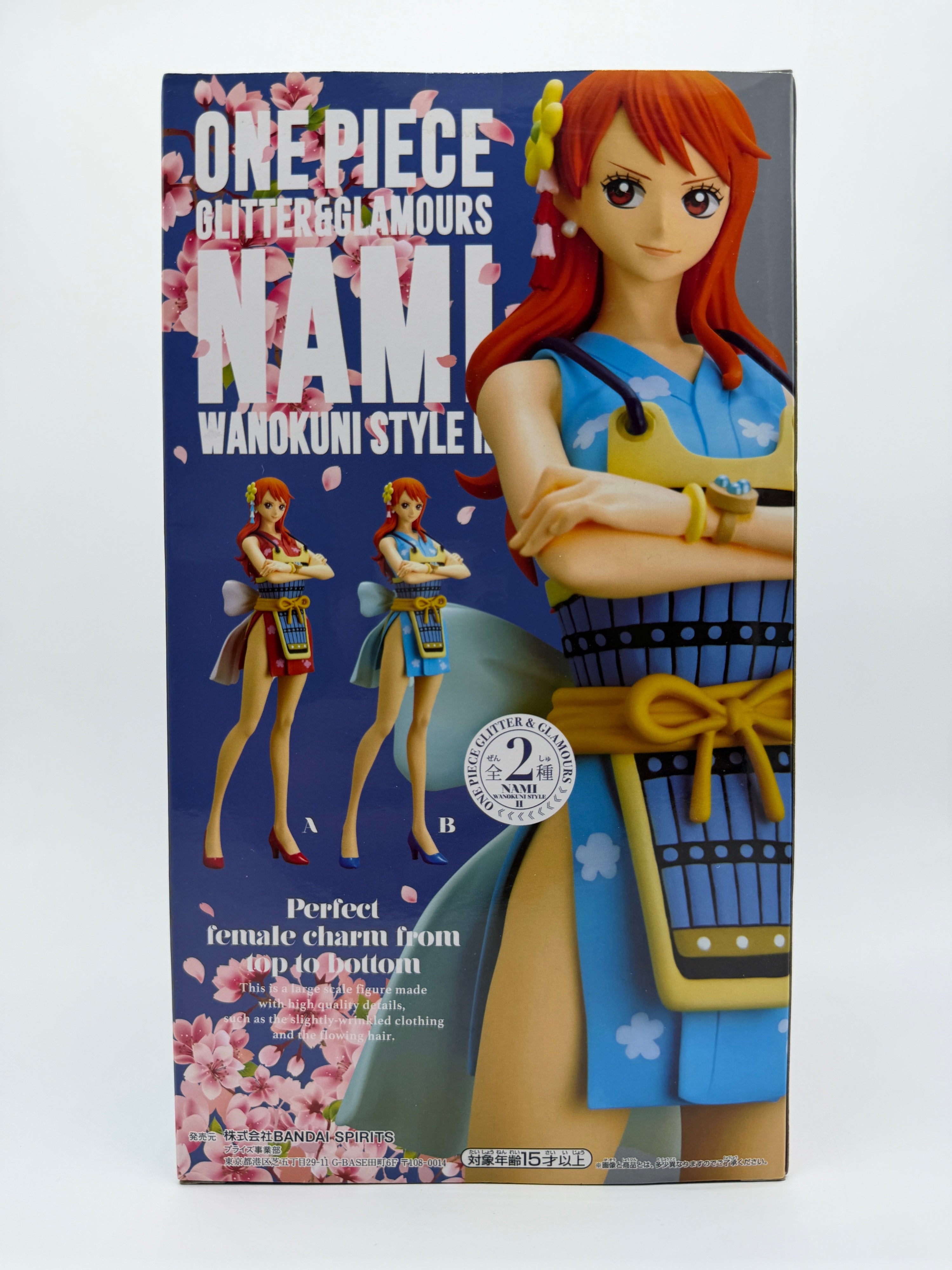 Banpresto Glitter & Glamours: One Piece - Nami Wanokuni - Versión B ( Blue )
