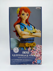 Banpresto Glitter & Glamours: One Piece - Nami Wanokuni - Versión B ( Blue )