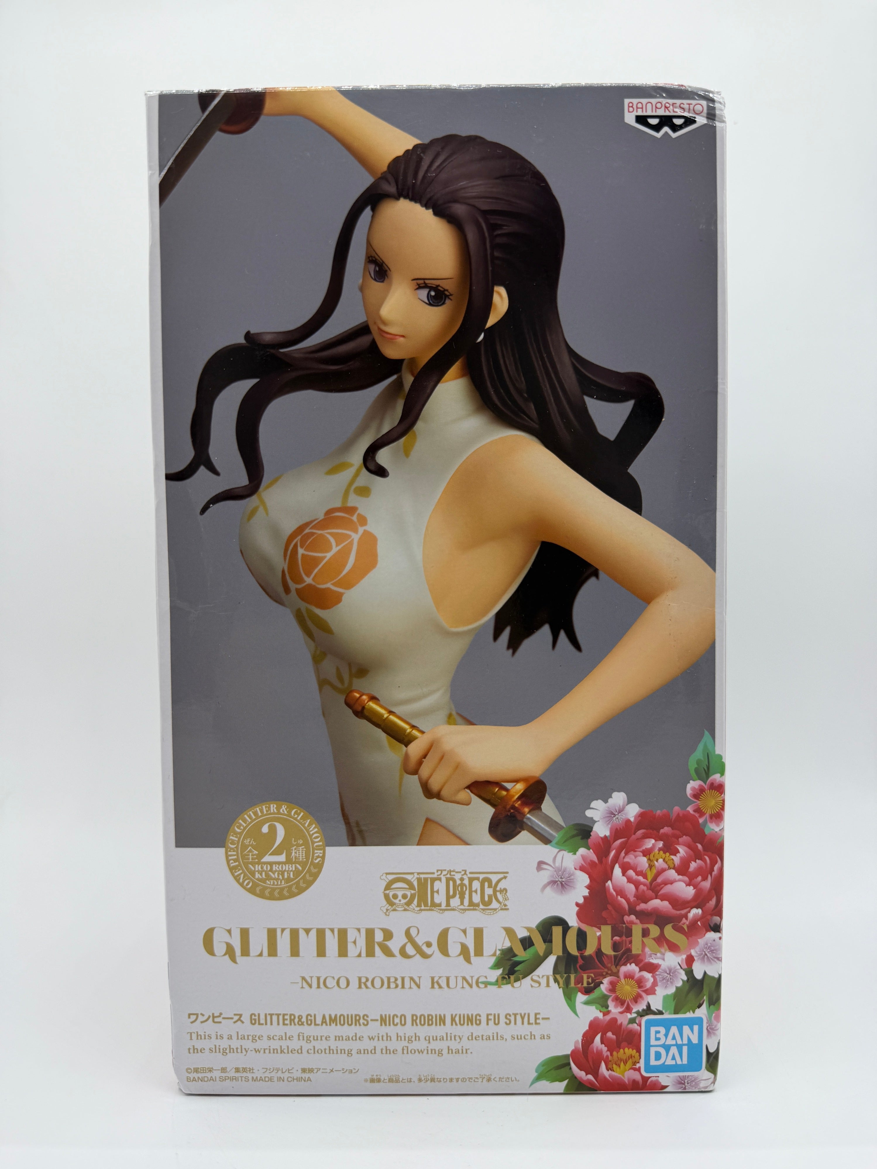 Banpresto Glitter & Glamours: One Piece - Nico Robin - Kung Fu Stiyle Ver. B (White)