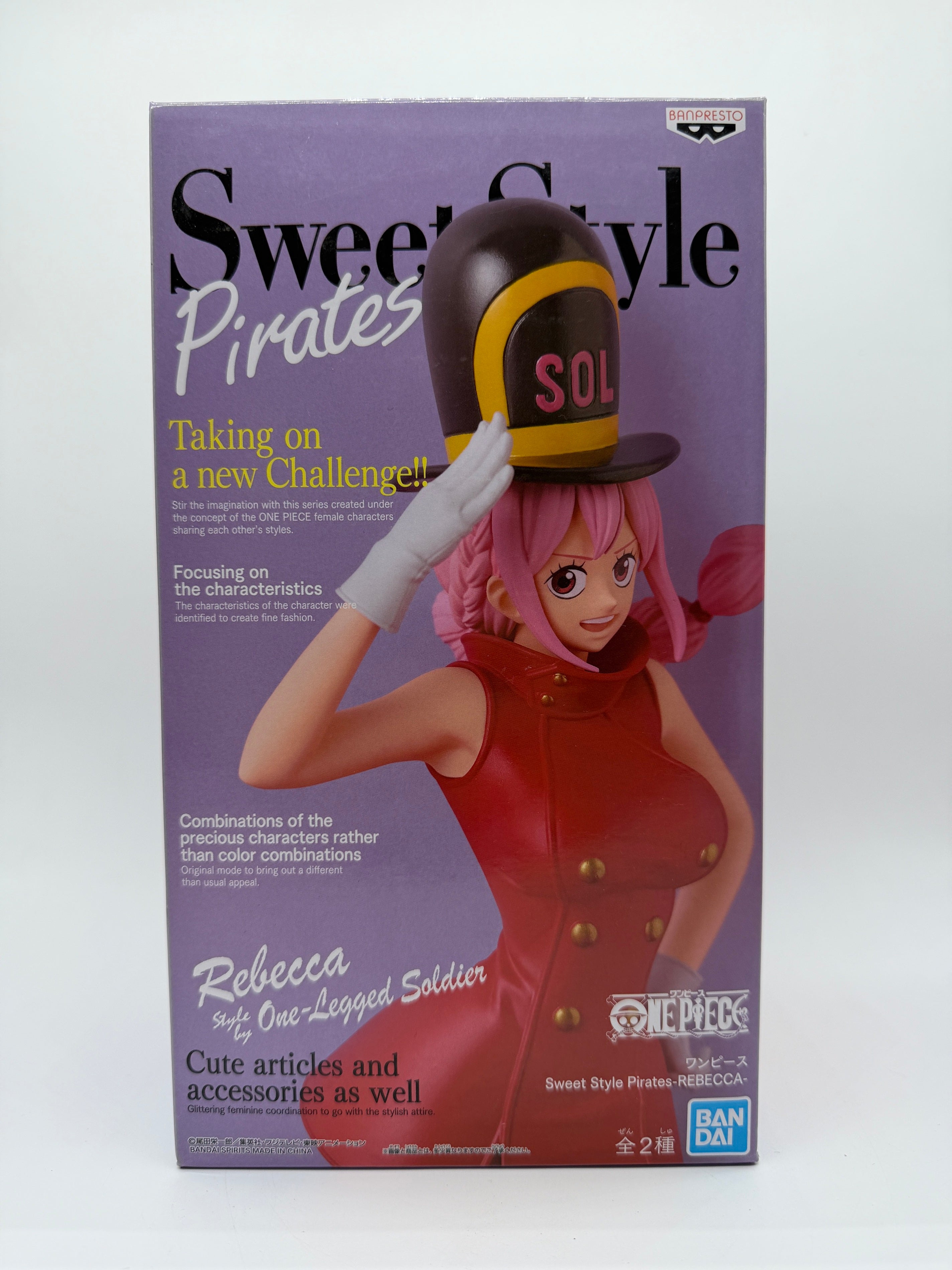 Banpresto Sweet Style Pirates: One Piece - Rebecca - Style by One-Legged Soldier Pirates Versión A