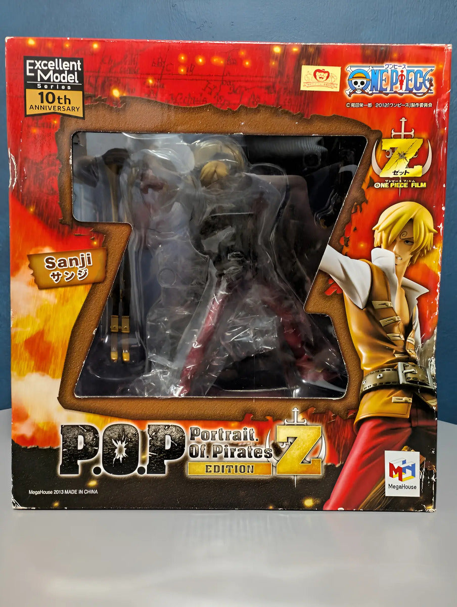 MegaHouse P.O.P Edition Z: One Piece - Sanji - Excellent Model 10th Anniversary