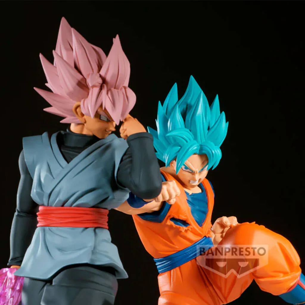 Banpresto Match Makers: Dragon Ball Z - Son Goku SSJ Blue vs Black Goku SSJ Rose