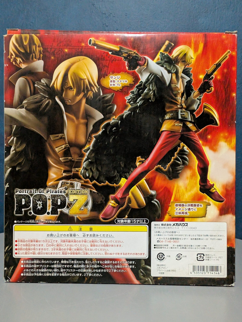 MegaHouse P.O.P Edition Z: One Piece - Sanji - Excellent Model 10th Anniversary