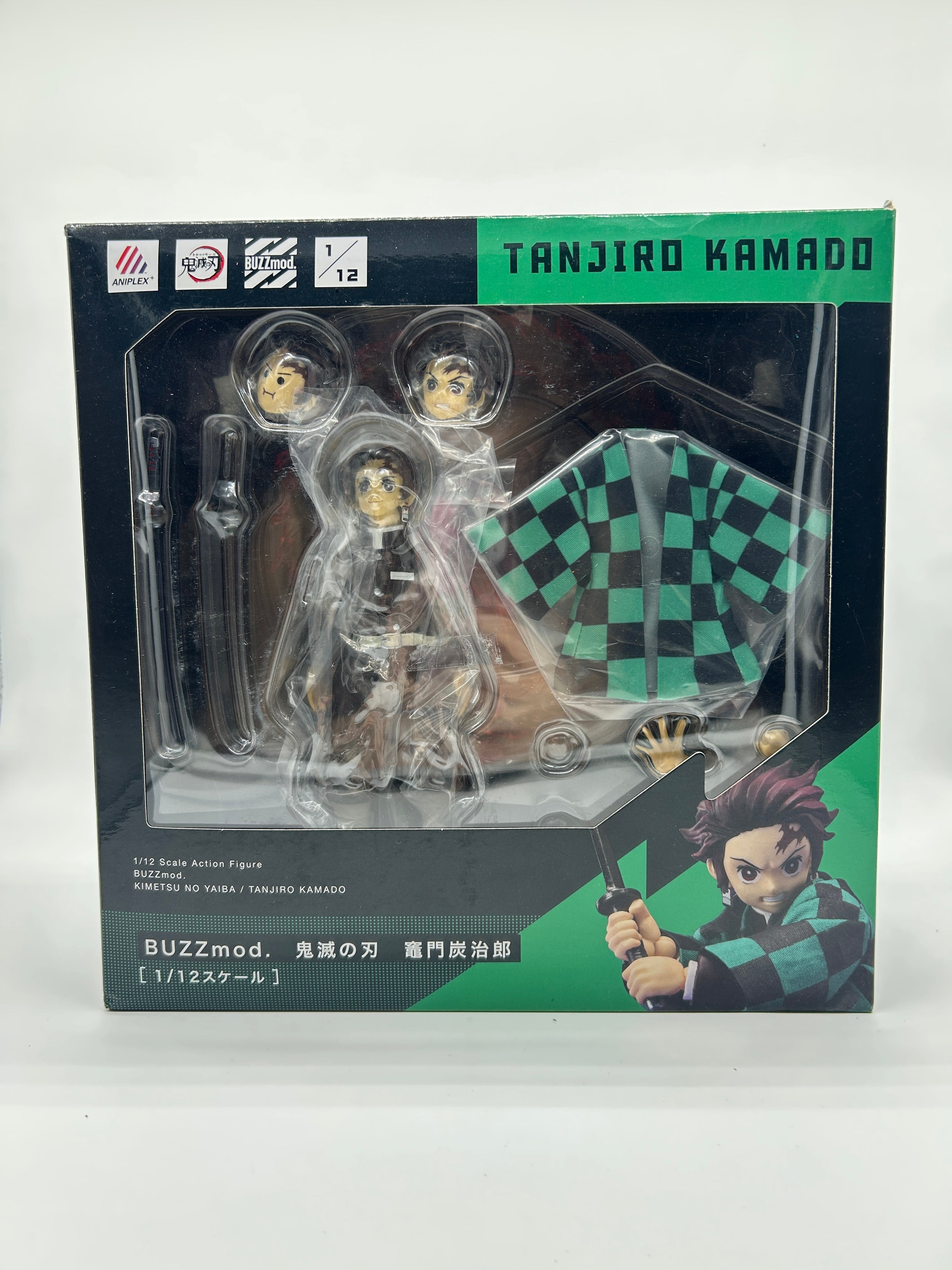 Aniplex BUZZmod.: Demon Slayer: Kimetsu no Yaiba - Tanjiro Kamado - 1/12 Scale Action Figure