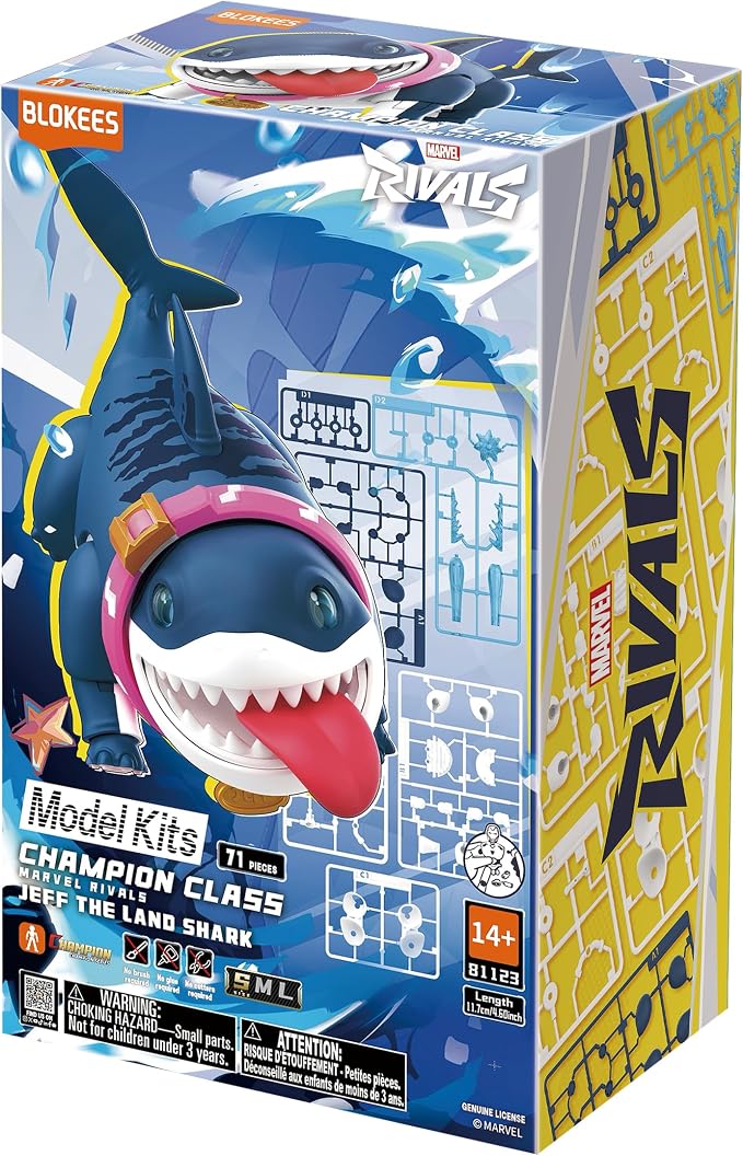 Blokees Champion Class: Marvel Rivals - Jeff the land shark