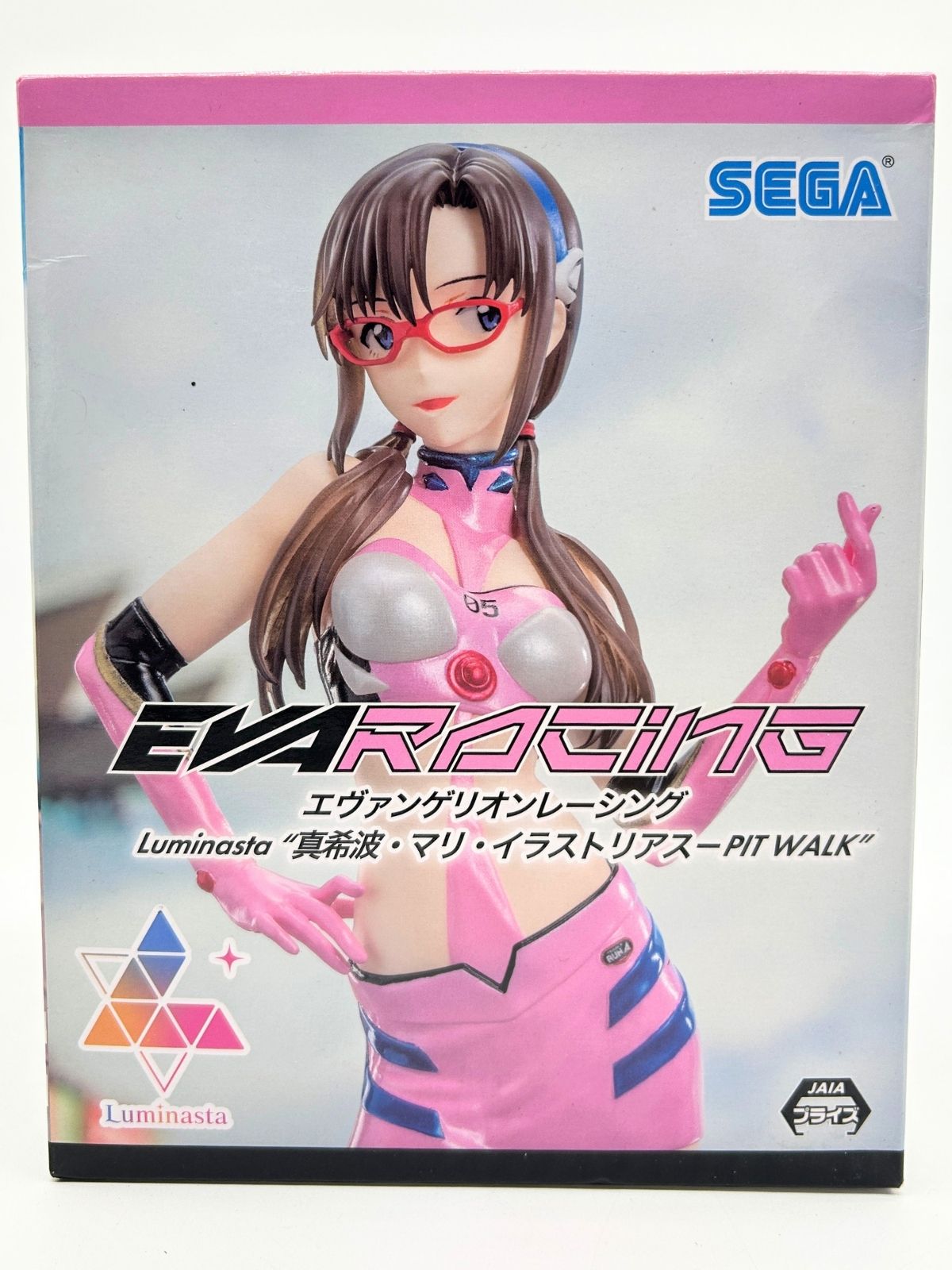 SEGA Luminasta: Evangelion Racing - Mari Makinami Illustrious - PIT WALK Ver.
