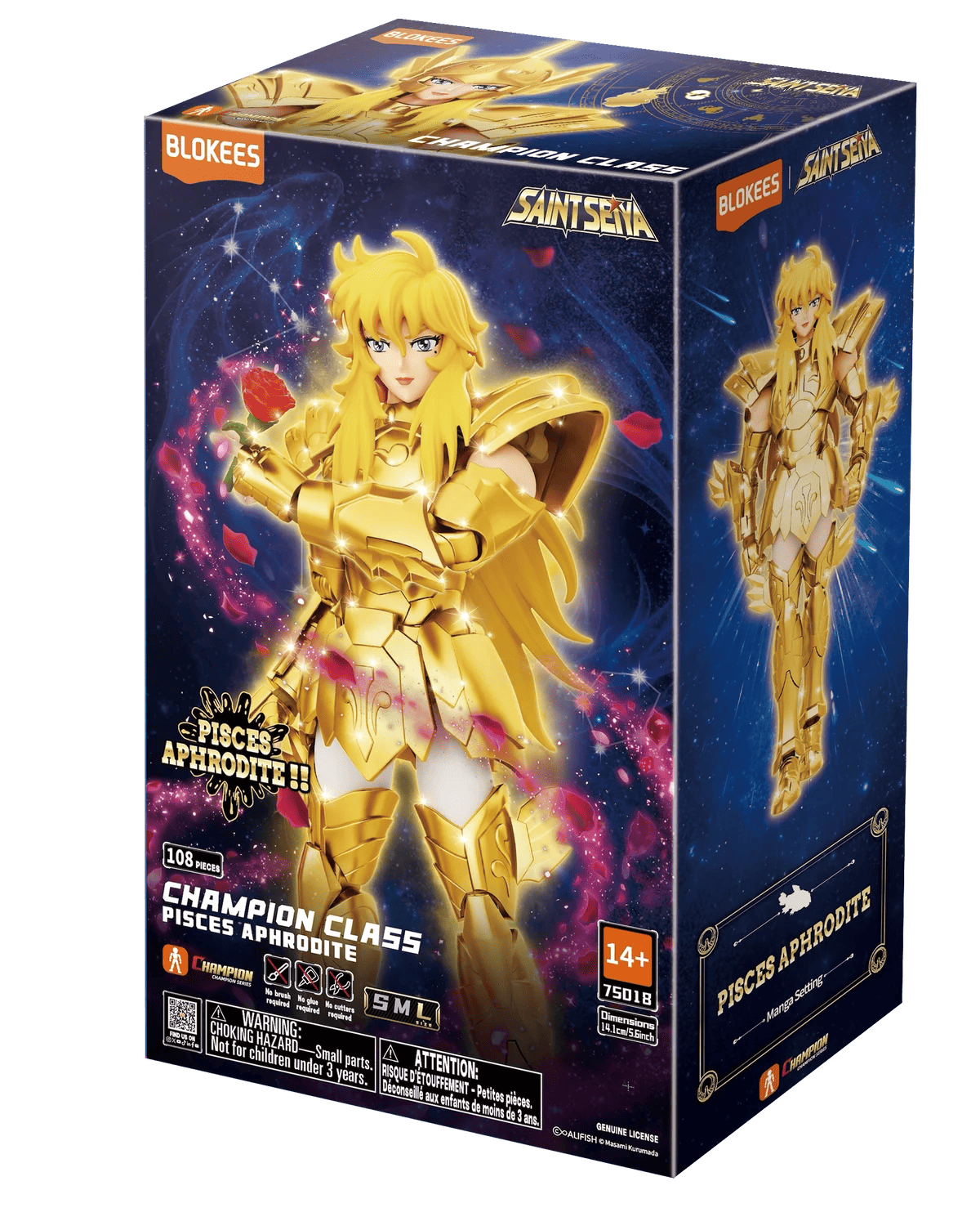 Blokees Champion Class: Saint Seiya - Pisces Aphrodite - Manga Setting