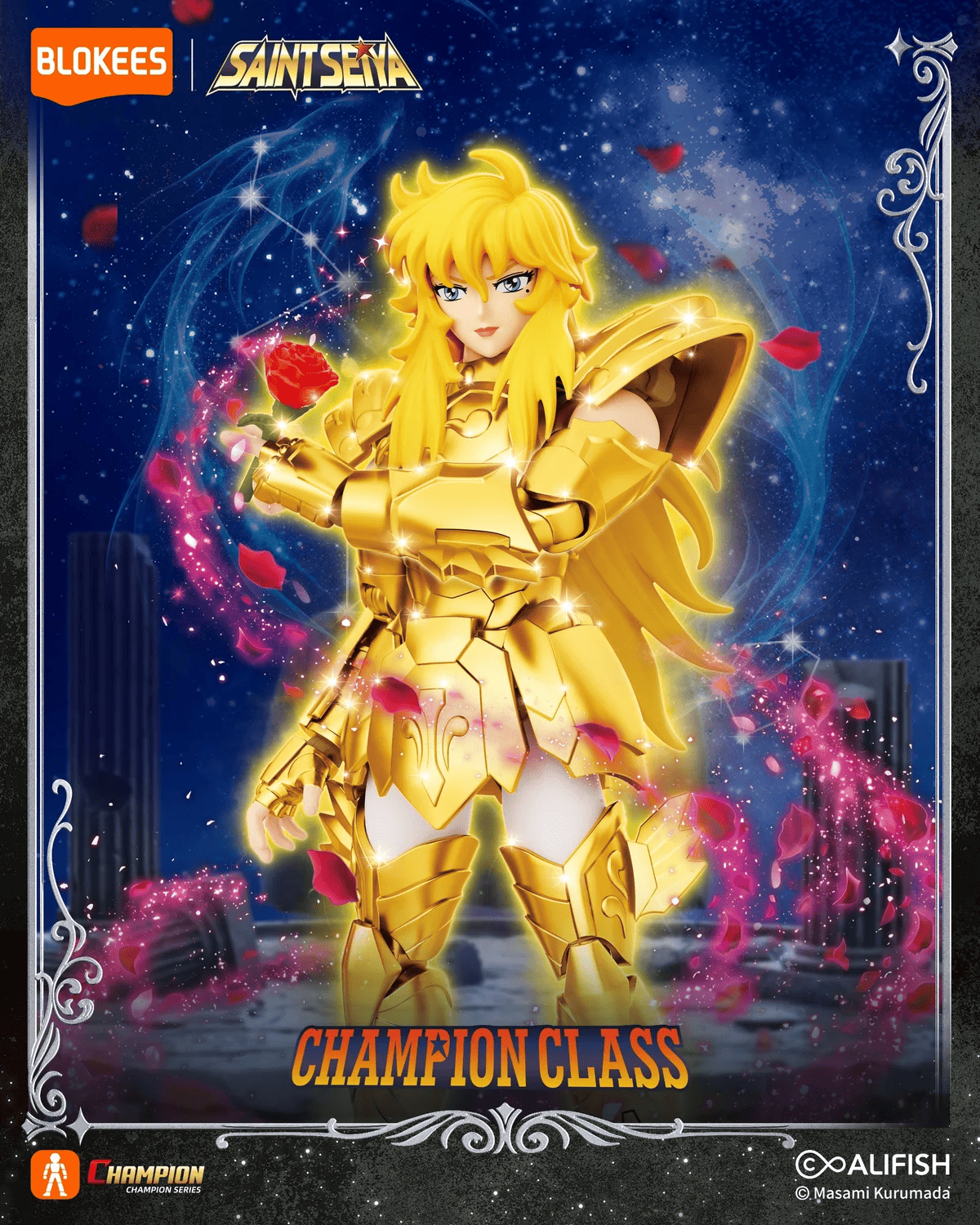 Blokees Champion Class: Saint Seiya - Pisces Aphrodite - Manga Setting