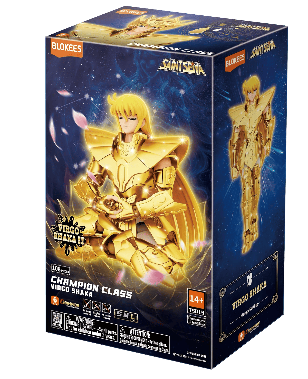Blokees Champion Class: Saint Seiya - Virgo Shaka - Manga Setting
