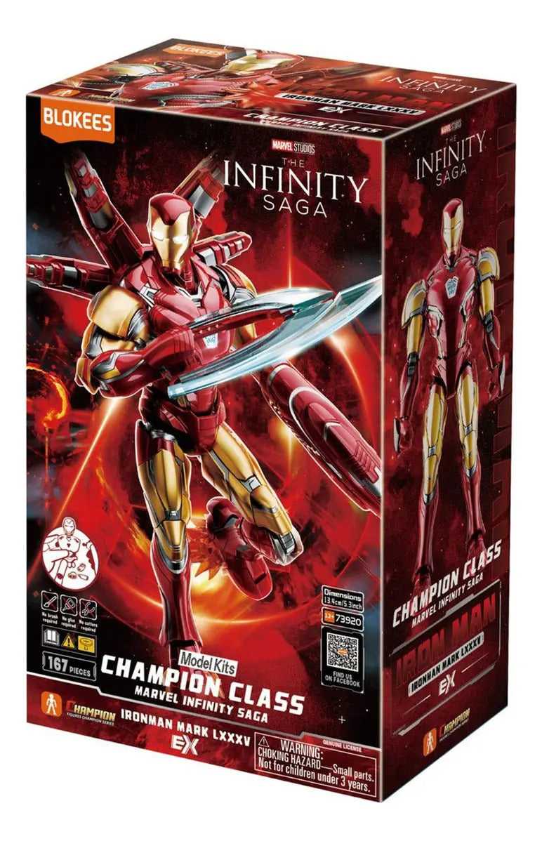 Blokees Champion Class: Marvel Infinity Saga - Ironman Mark LXXXV
