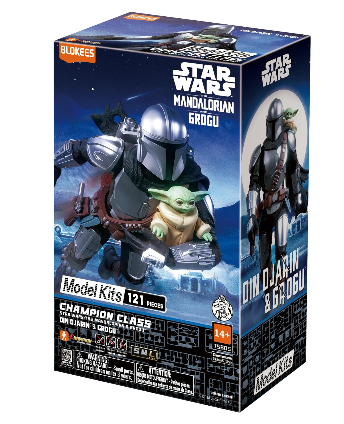 Blokees Champion Class: Star Wars - Din Djarin y Grogu