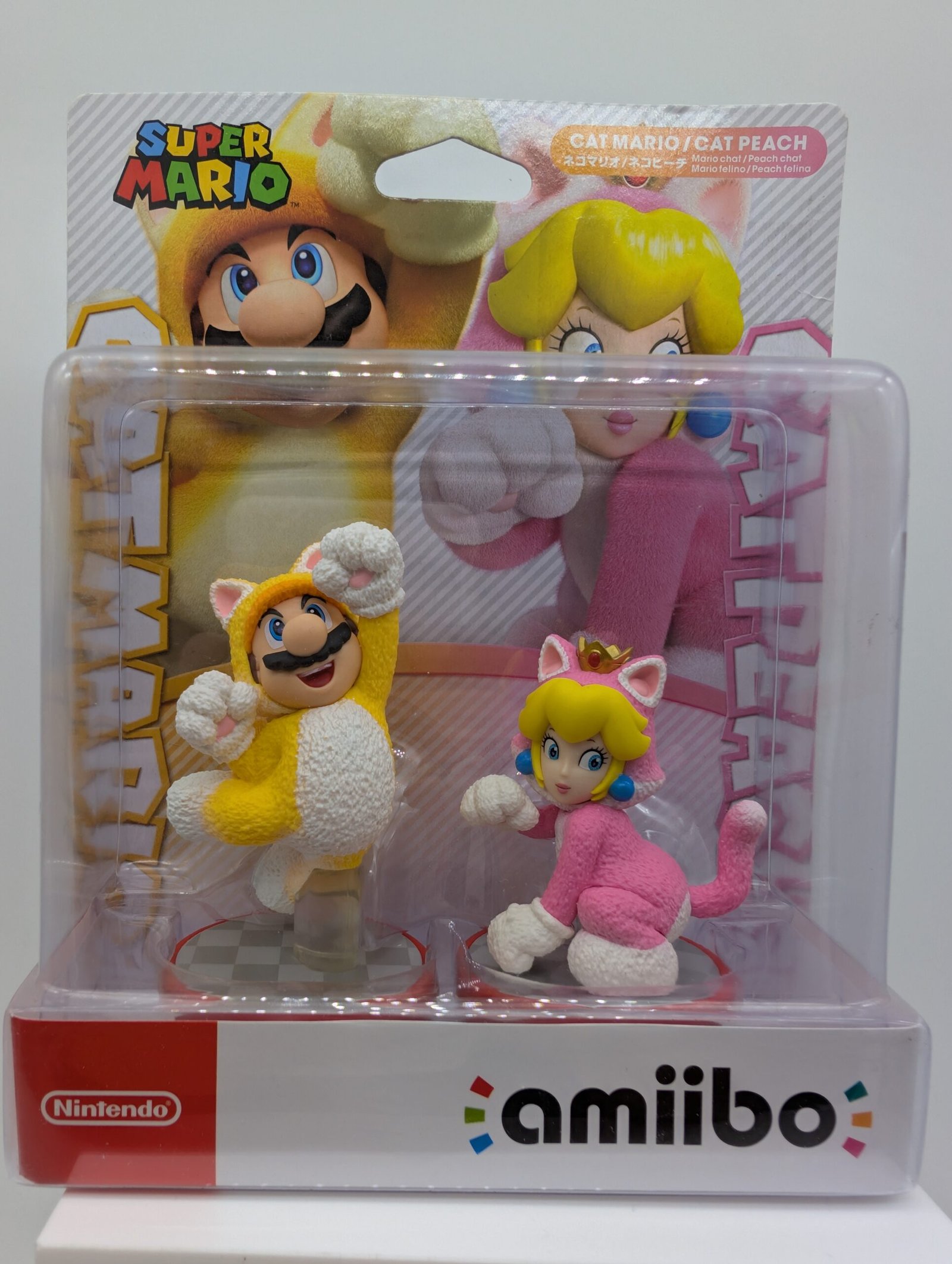 Amiibo: Super Mario – Cat Mario y Cat Peach
