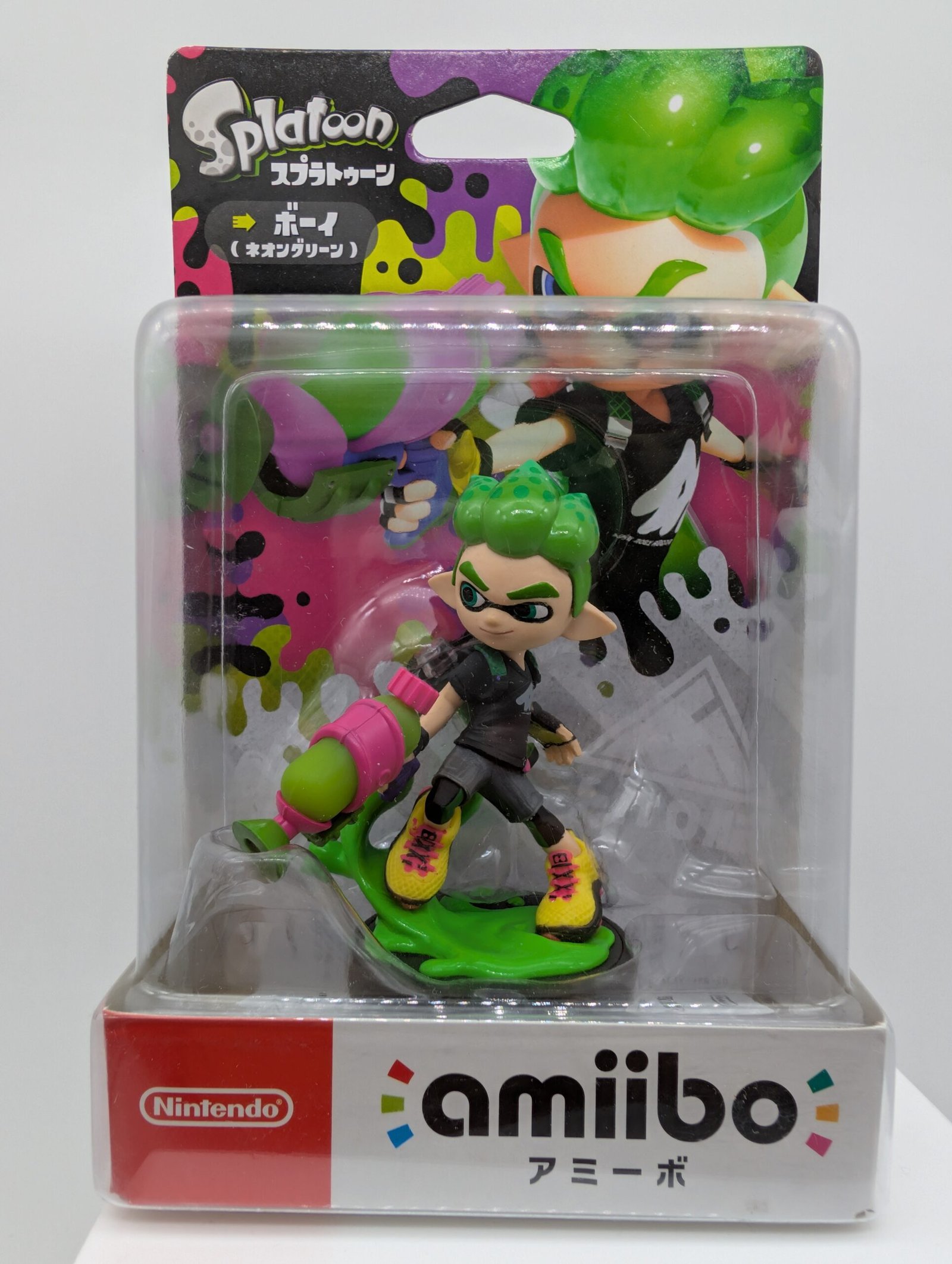 Amiibo: Splatoon – Inkling Boy - Neon Green