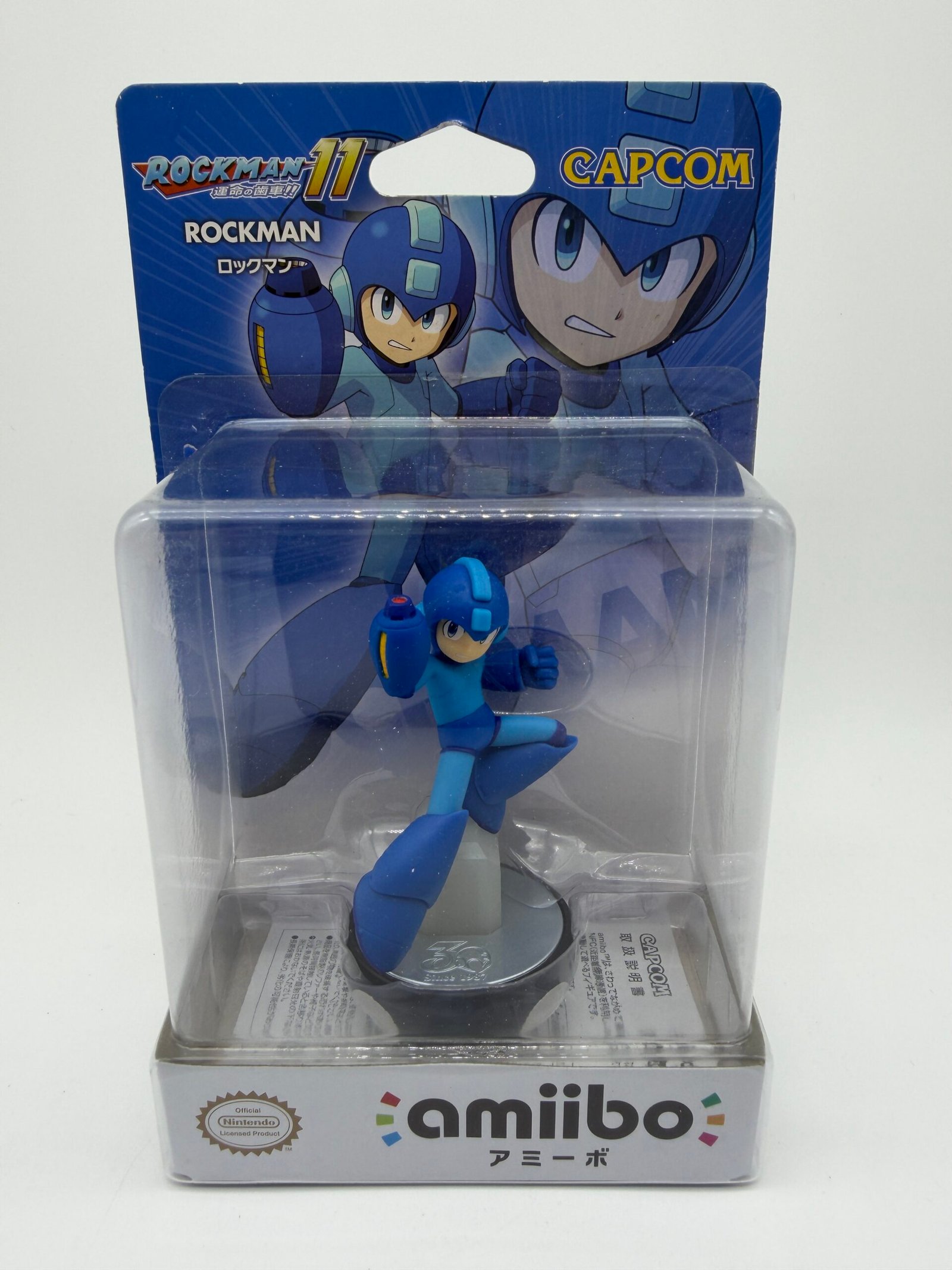 Amiibo: Rockman 11: Fate of Destiny – Mega Man (Rockman) - Versión Japonesa