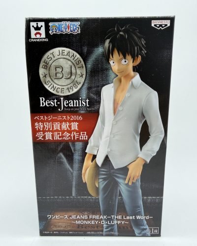 Banpresto DXF Jeans Freak THE Last Word: One Piece – Monkey D. Luffy - Edición Best Jeanist
