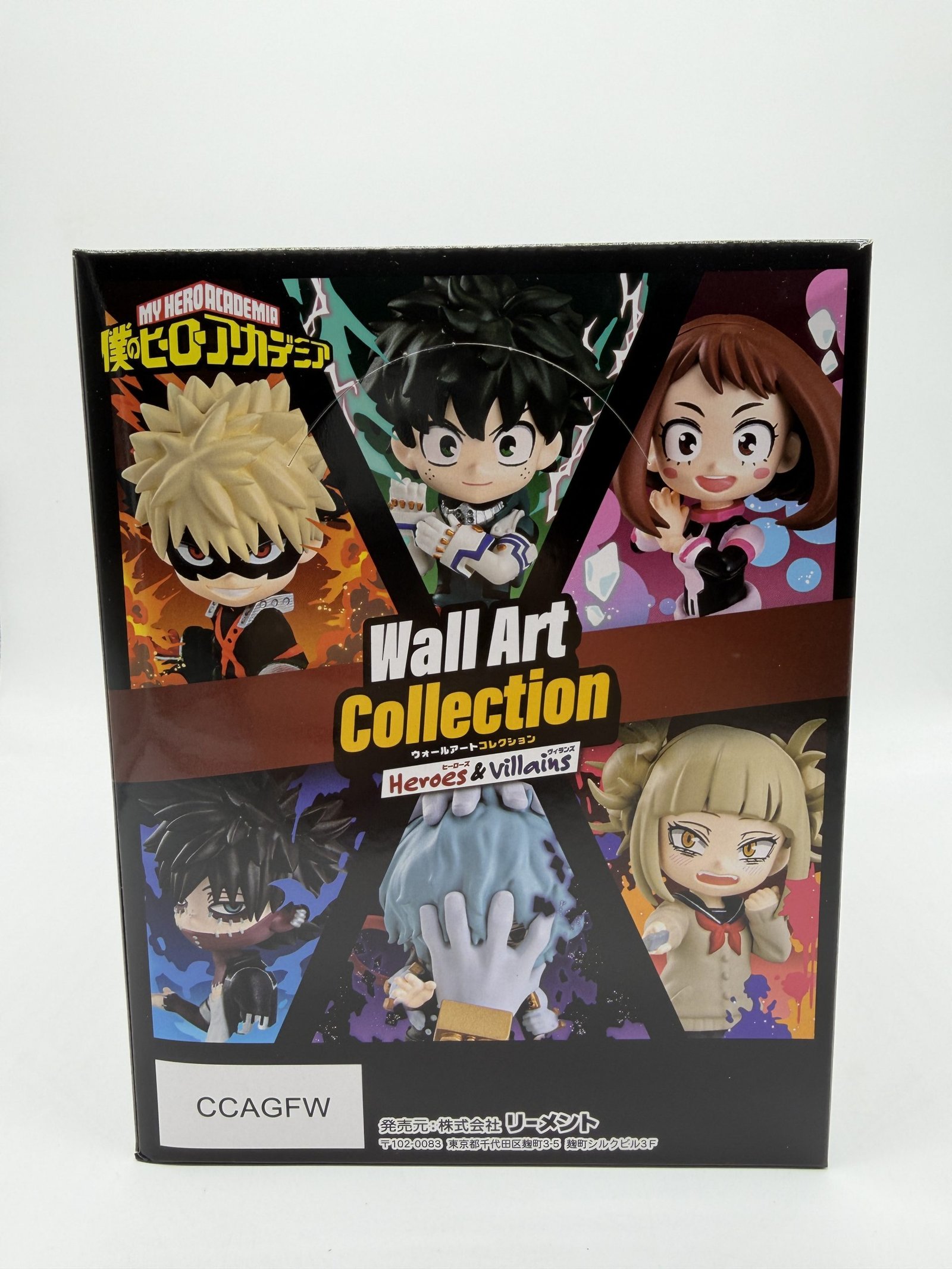 Re-Ment Wall Art Collection: My Hero Academia – Set de 6 Figuras - Heroes & Villains