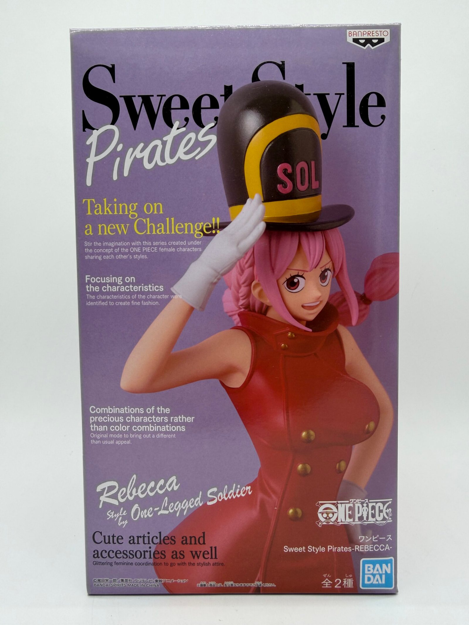 Banpresto Sweet Style Pirates: One Piece – Rebecca - Style by One-Legged Soldier Pirates (Versión A)