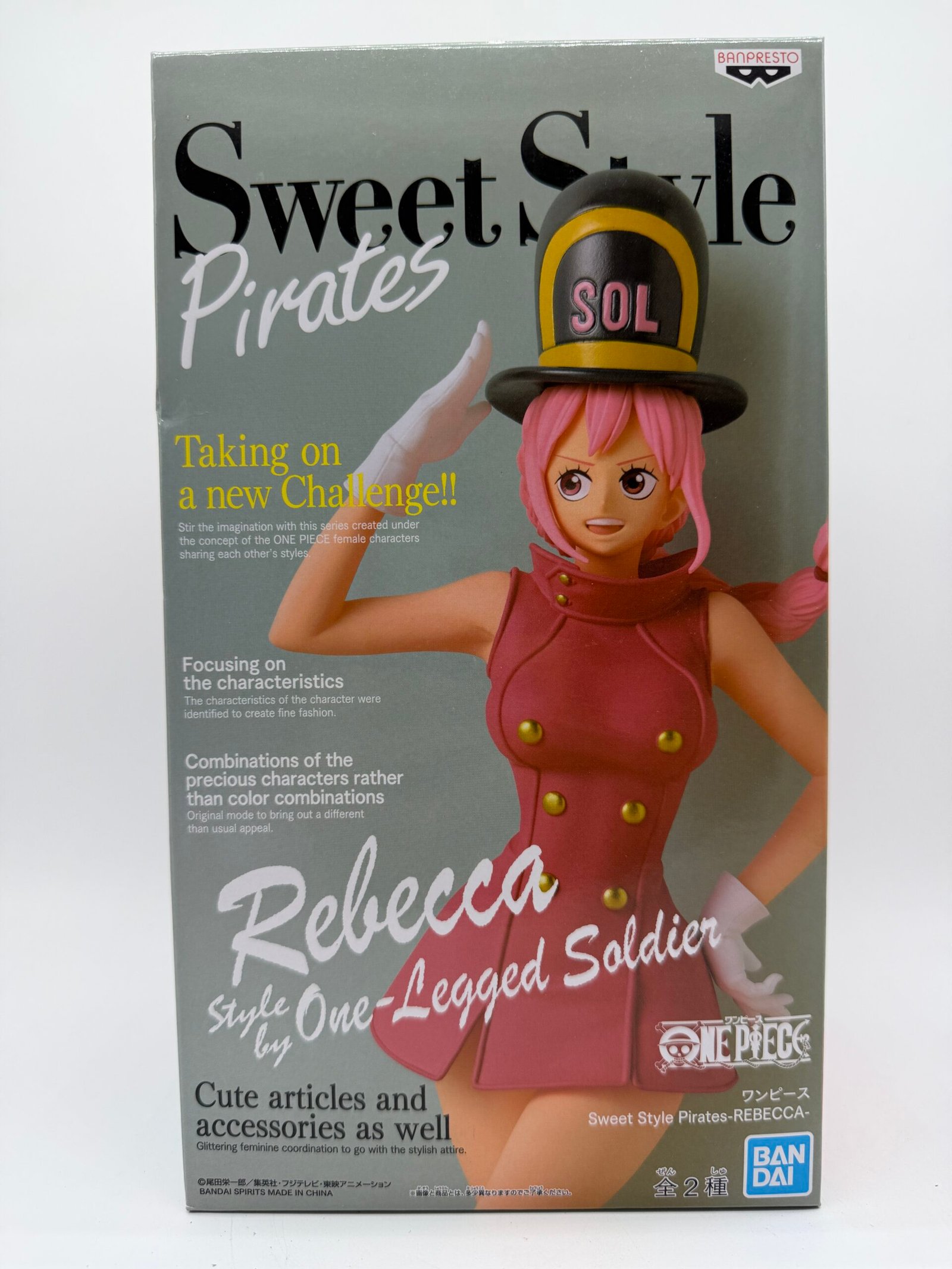 Banpresto Sweet Style Pirates: One Piece – Rebecca - Style by One-Legged Soldier Pirates (Versión B)